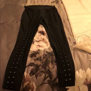 Lace Up Leggings
